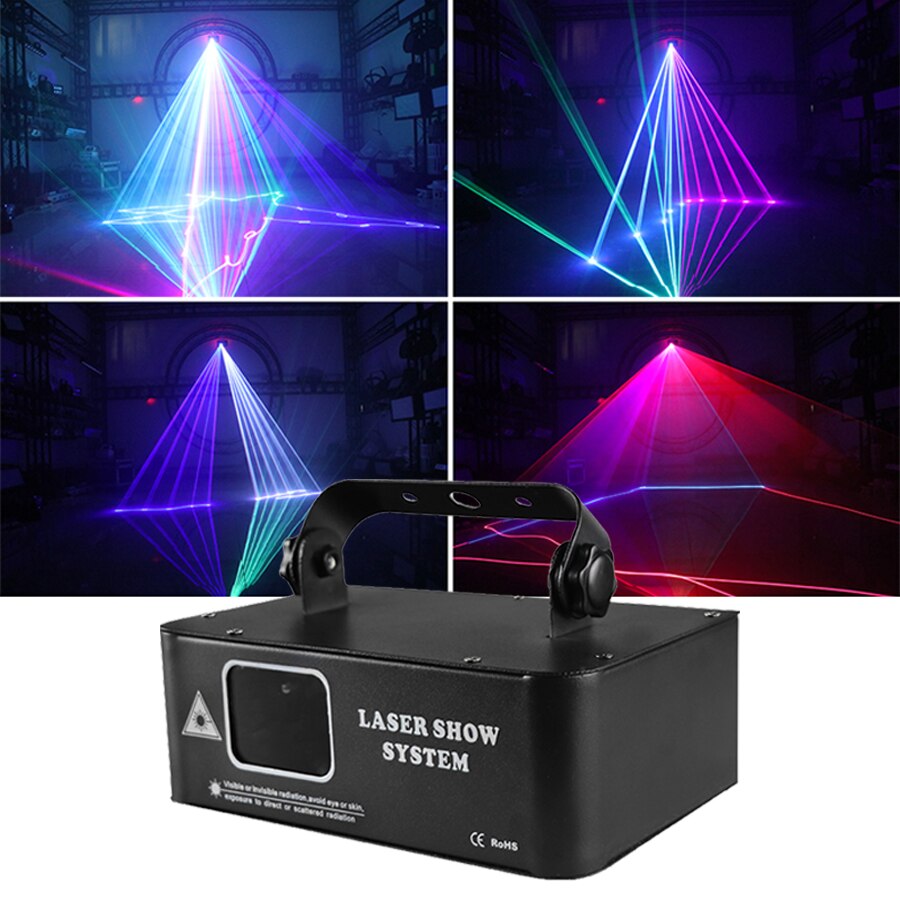 Industrial Laser Projector - RGB レーザー 500MW ビームラインスキャナープロジェクター DMX プロフェッショナルディスコ
