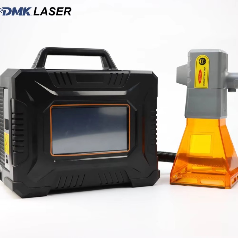Industrial Laser Engraving Machine For Metal - 20‑60Wハンドヘルドファイバーレーザーマーキングマシン、金属、コイン、ボトルのマーキングに適したポータブル産業用彫刻機器