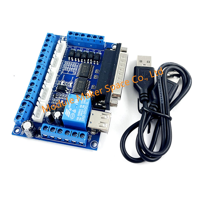 Breakout Board Mach3 - MACH3 5 軸 CNC ブレークアウトボードステッピングモータードライバーモジュールフォトカプラ絶縁彫刻機ボード 12V-24V