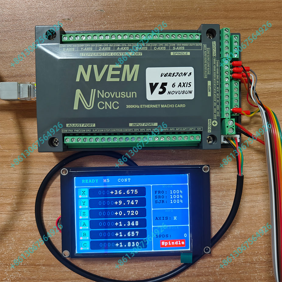 Nvem Cnc モーションコントローラ 300khz Nv - Breakout Board Mach3 のレビューと価格