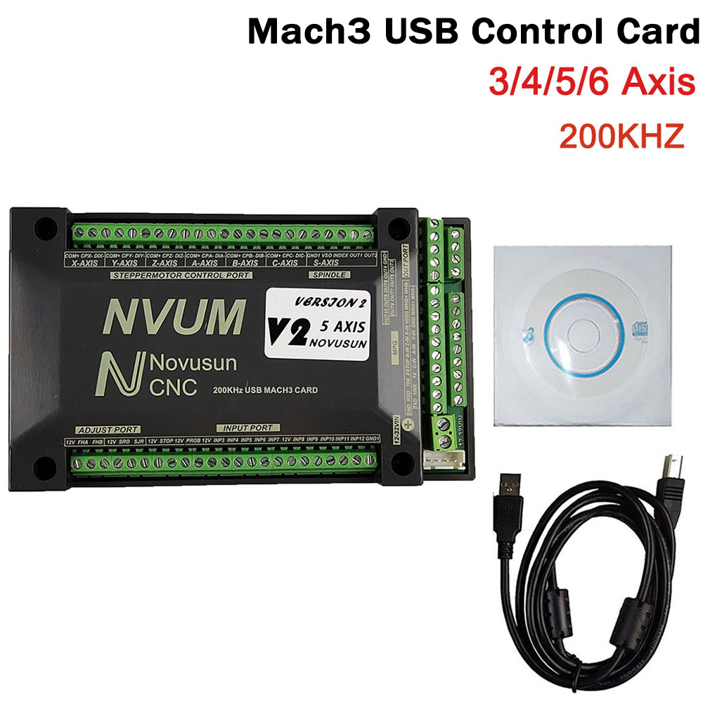 NVUM Mach3 USBカード 200KHz CNCルー - Breakout Board Mach3 のレビューと価格