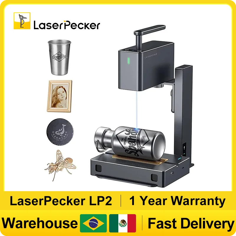Laserpecker-ポータブルレーザー彫刻機,5W, B - Industrial Laser Machines のレビューと価格
