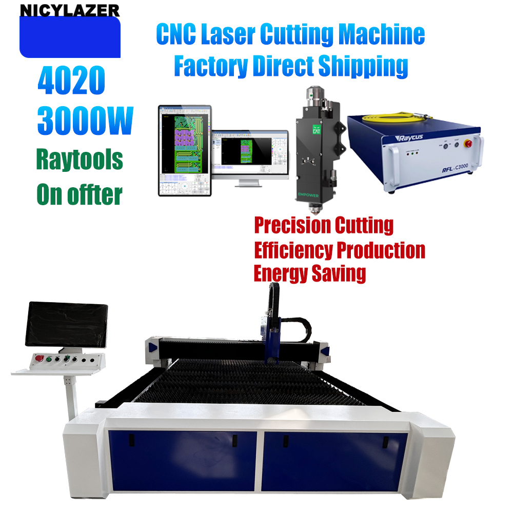 NICYLAZER CNC 3000W 4020 ファイバー - Industrial Laser For Sale のレビューと価格