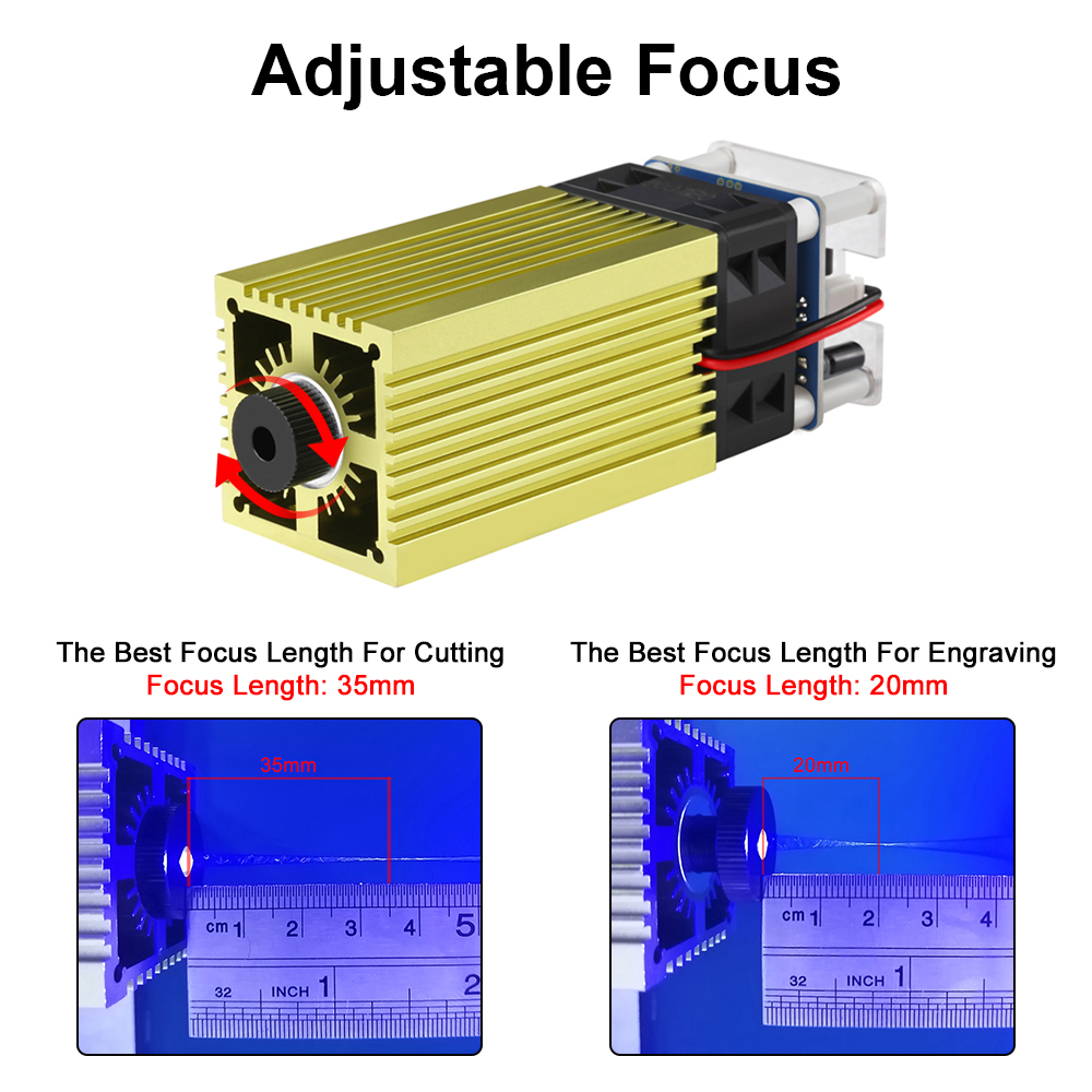 レーザーツリーフォーカス調整可能なブルーレーザーモジュール、 - Industrial Laser Blasting のレビューと価格