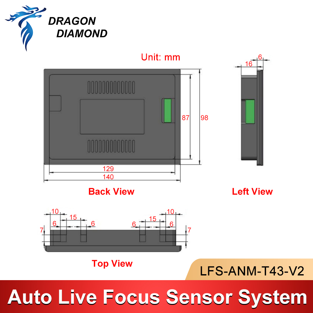 Ruida オートライブフォーカスセンサーシステム LFS- - Industrial Laser Blasting のレビューと価格