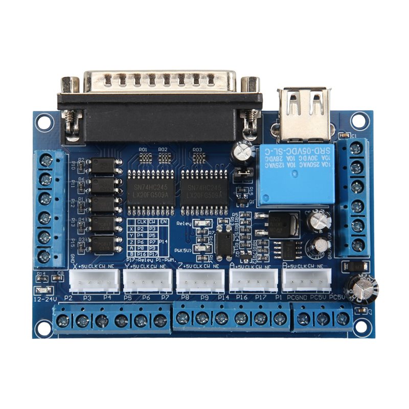 AT05-ドライバーボード MACH3彫刻機 5軸CNCブレ - Breakout Board Mach3 のレビューと価格