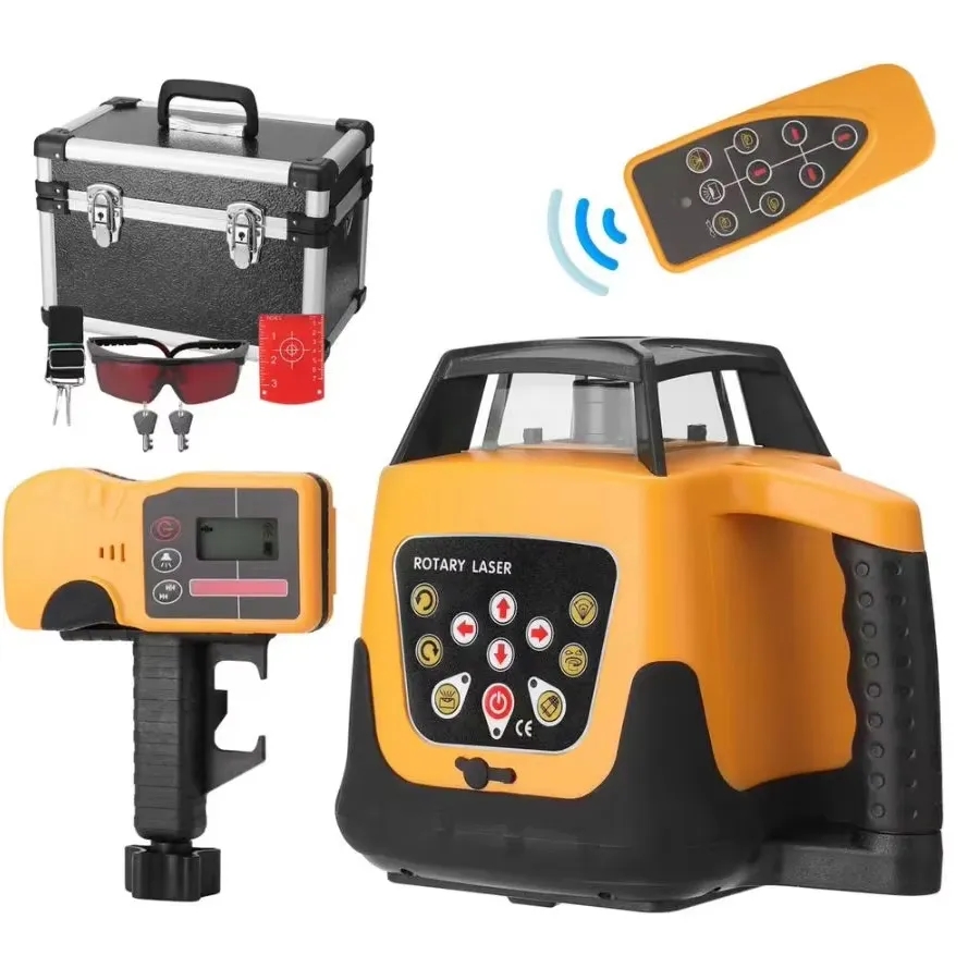 自動回転レーザーレベル 500m 赤緑セルフレベリング プロ - Industrial Laser Alignment のレビューと価格