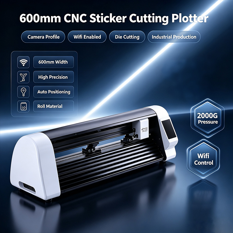 600mm CNCレーザーステッカーカッティングプロッター  - Industrial Laser Machines のレビューと価格
