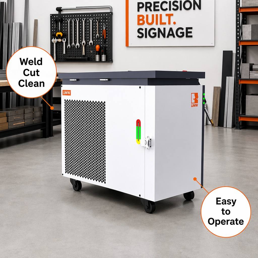 UMW一体型水冷レーザー溶接機 ポータブル 4 in 1 多 - Industrial Laser Machines のレビューと価格